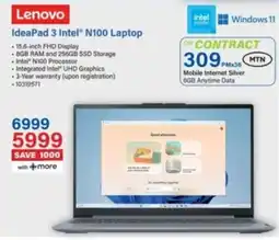 Incredible Connection Lenovo IdeaPad 3 Intel N100 Laptop offer