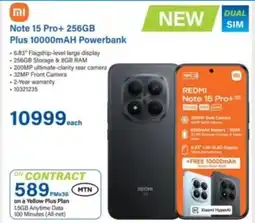 Incredible Connection Xiaomi Redmi Note 15 Pro+ 256GB Plus 10000mAH Powerbank offer