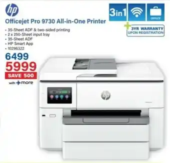 Incredible Connection Hp Officejet Pro 9730 All-in-One Printer offer