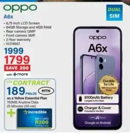 Incredible Connection Oppo A6x offer
