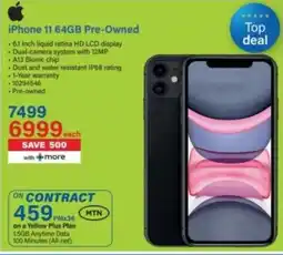 Incredible Connection iPhone 11 64GB Pre-Owned offer