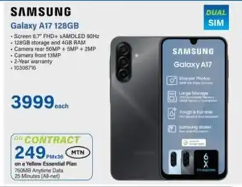 Incredible Connection Samsung Galaxy A17 128GB offer
