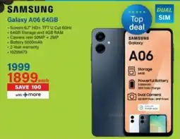 Incredible Connection Samsung Galaxy A06 64GB offer