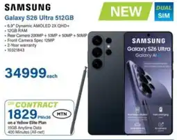 Incredible Connection Samsung Galaxy S26 Ultra 512GB offer