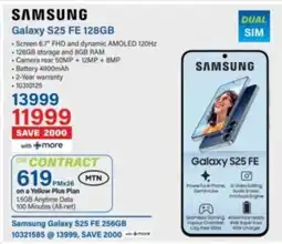 Incredible Connection Samsung Galaxy S25 FE 128GB offer