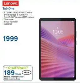 Incredible Connection Lenovo Tab One offer