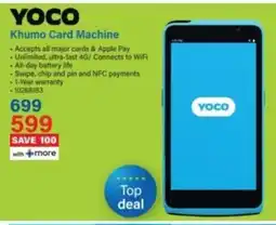 Incredible Connection Yoco Khumo Card Machine offer