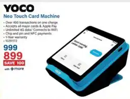 Incredible Connection Yoco Neo Touch Card Machine offer