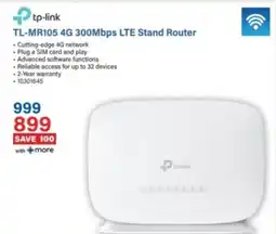 Incredible Connection Tp-link TL-MR105 4G 300Mbps LTE Stand Router offer