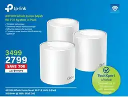 Incredible Connection Tp-link AX1500 Whole Home Mesh Wi-Fi 6 System offer