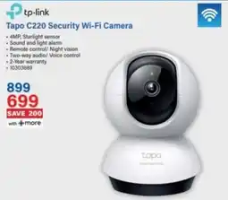 Incredible Connection Tp-link Tapo C220 Security Wi-Fi Camera offer