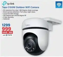Incredible Connection Tp-link Tapo C510W Outdoor WiFi Camera offer
