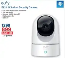 Incredible Connection Cufy E220 2K Indoor Security Camera offer