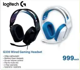 Incredible Connection Logitech G335 Wired Gaming Headset offer