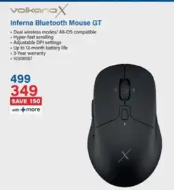 Incredible Connection Volkano X Inferna Bluetooth Mouse GT offer