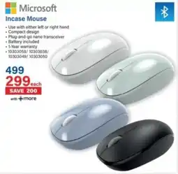 Incredible Connection Microsoft Incase Mouse offer