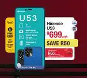 MRP Hisense U53 Smartphone (Dual Sim, Unlocked) offer