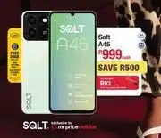MRP Salt A45 Smartphone (Dual Sim, Unlocked) offer