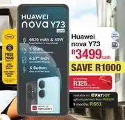 MRP Huawei Nova Y73 Smartphone (Dual Sim, Unlocked) offer
