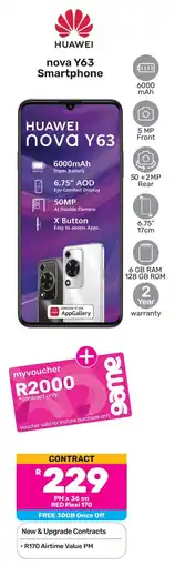 Game Huawei Nova Y63 Smartphone offer