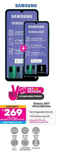Game Samsung Galaxy A07 Smartphone offer