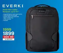 Incredible Connection Everki Studio Slim Laptop Backpack offer