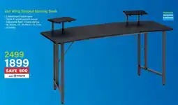 Incredible Connection Zen Wing Shaped Gaming Desk offer