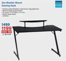 Incredible Connection Zen Monitor Mount Gaming Desk offer