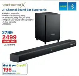 Incredible Connection Volkano X 2.1 Channel Sound Bar Supersonic offer