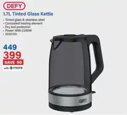 Incredible Connection Defy Tinted Glass Kettle offer