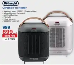 Incredible Connection DeLonghi Ceramic Fan Heater offer
