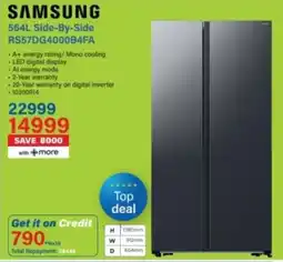 Incredible Connection Samsung Side-By-Side offer