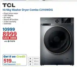 Incredible Connection TCL Washer Dryer Combo offer