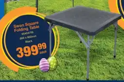 Mica Swan Square Folding Table offer