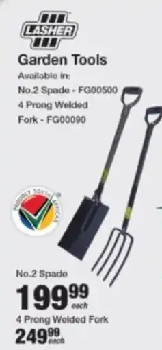 Mica Lasher Garden Tools offer
