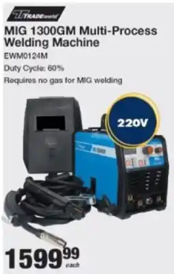 Mica Tradeweld MIG 1300GM Multi-Process Welding Machine offer