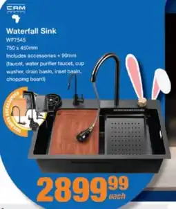Mica CAM Waterfall Sink offer