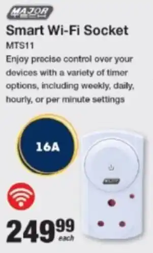 Mica Major Tech Smart Wi-Fi Socket offer