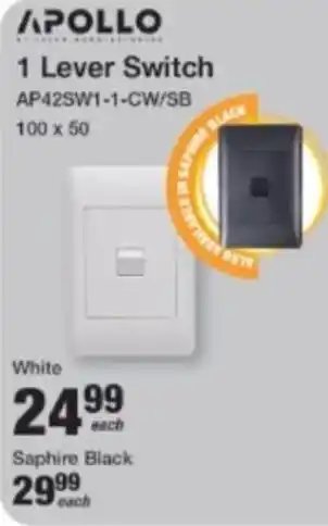 Mica Apollo 1 Lever Switch offer