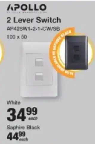 Mica Apollo 2 Lever Switch offer