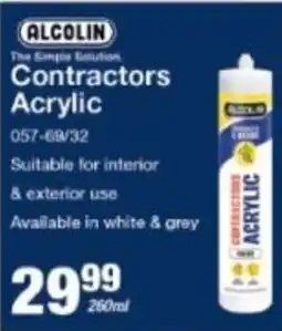 Mica Alcolin Contractors Acrylic offer