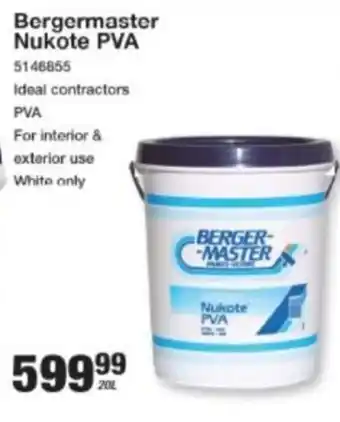 Mica Bergermaster Nukote PVA offer
