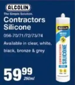 Mica Alcolin Contractors Silicone offer