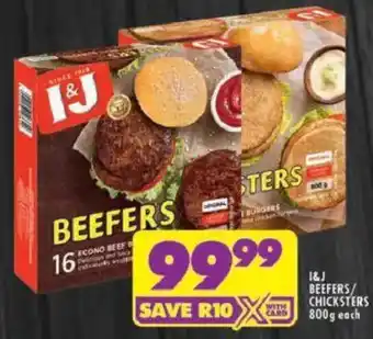 Shoprite I&J beefers/ chicksters offer