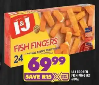 Shoprite I&J frozen fish fingers offer
