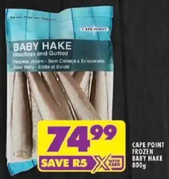 Shoprite Cape point frozen baby hake offer