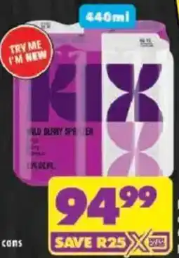 Shoprite Kix spritzer cans offer