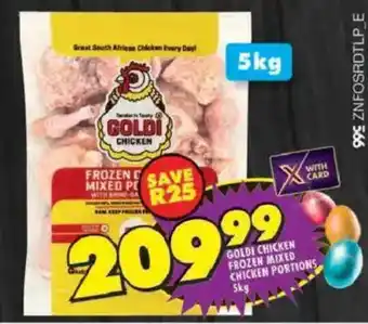 Shoprite Goldi chicken frozen mixed chicken portions offer