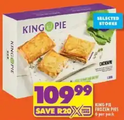 Shoprite King pie frozen pies offer