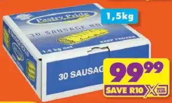 Shoprite Pastry pride frozen sausage rolls offer